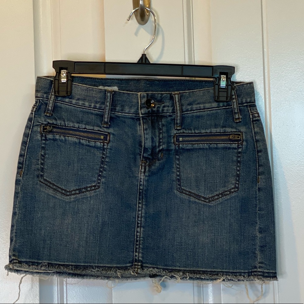 Cute Converse Blue Jean Skirt
